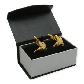 Quail Gold Plated 22ct Luxury Cufflinks Gamebird