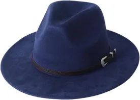 REHJJDFD Women Men Suede Hat Jazz Hat Panama Hat Unisex Big Brimmed Fedora Hat Western Jazz Caps