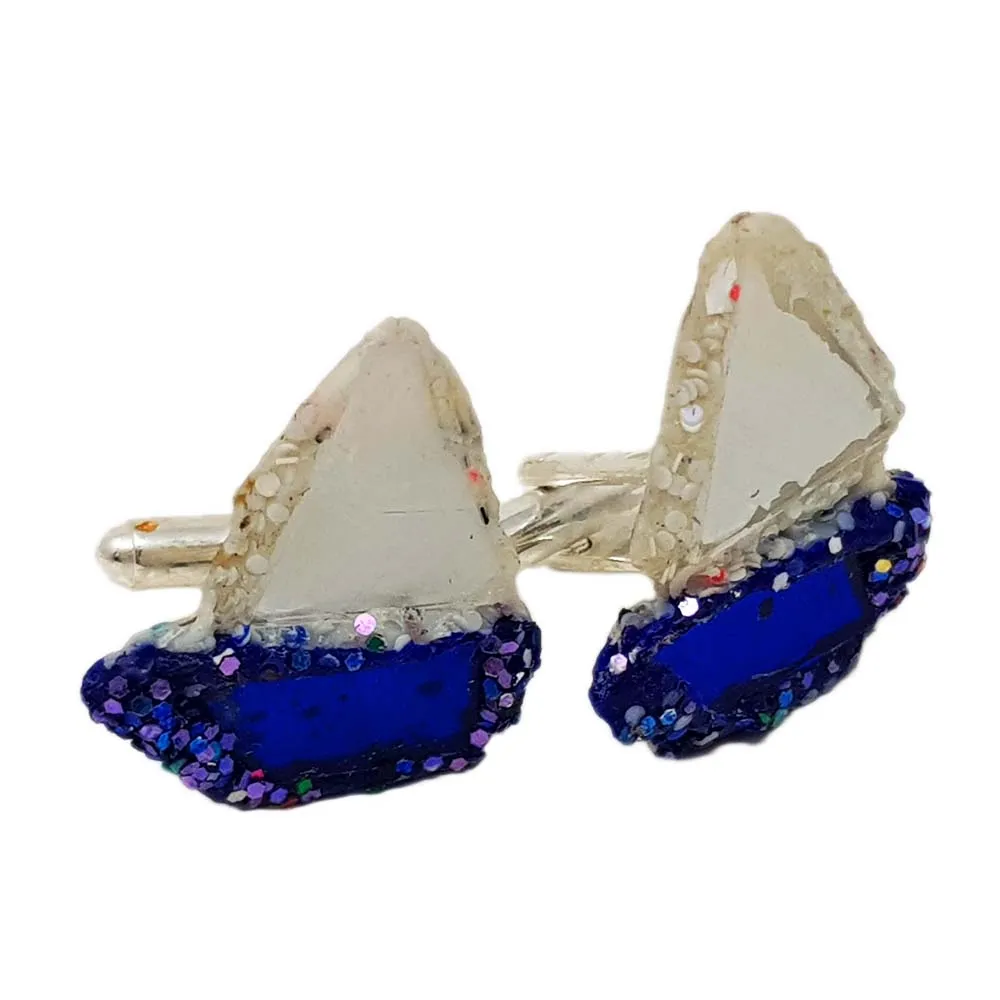 SAILBOAT CUFFLINKS