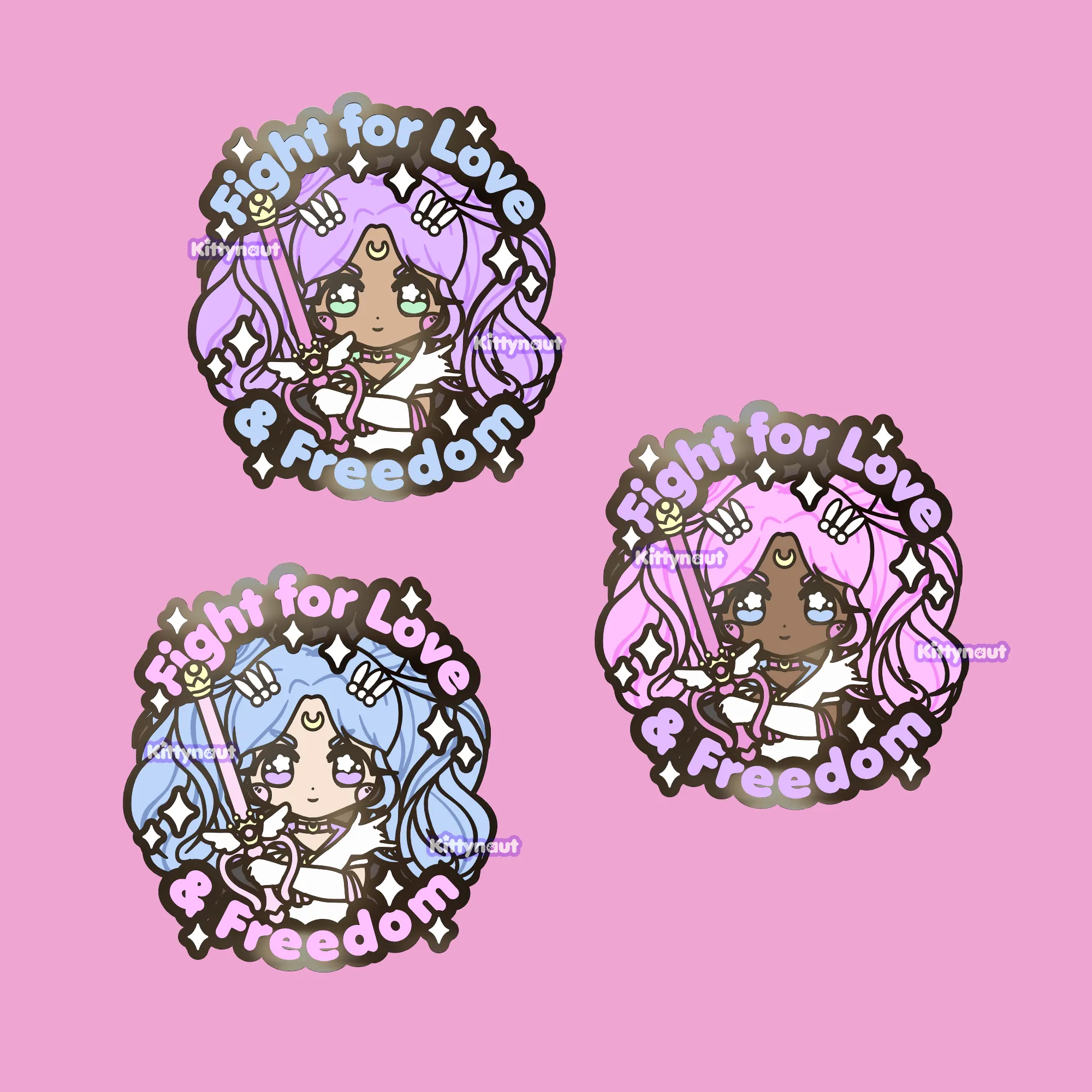 Sailor Liberty - Lilac - Fundraiser Enamel Pin