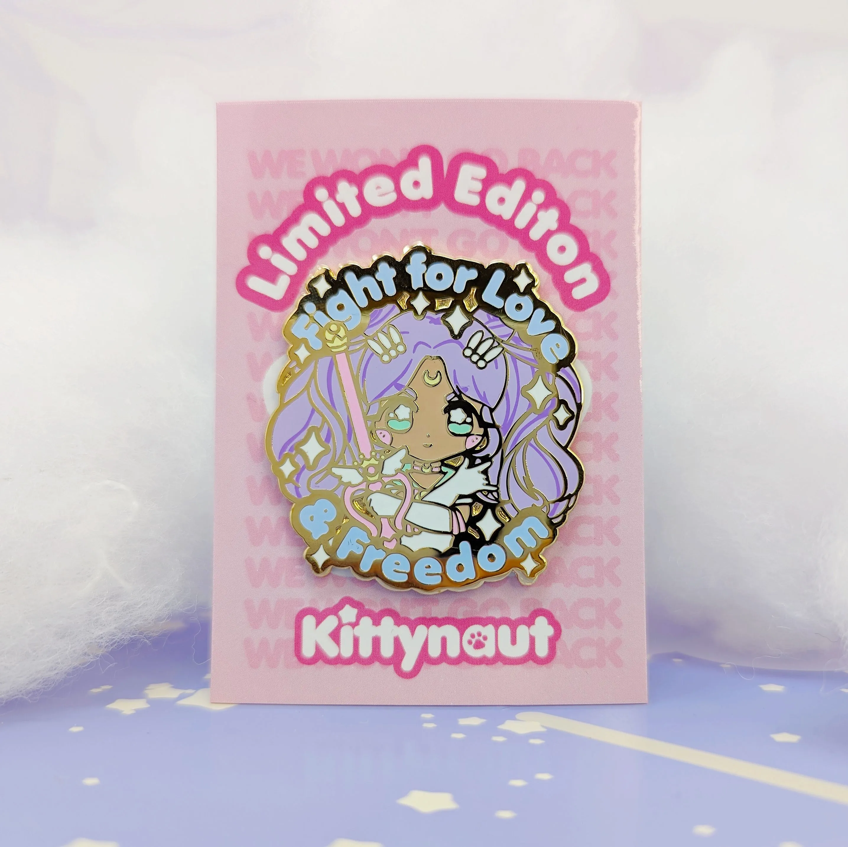 Sailor Liberty - Lilac - Fundraiser Enamel Pin