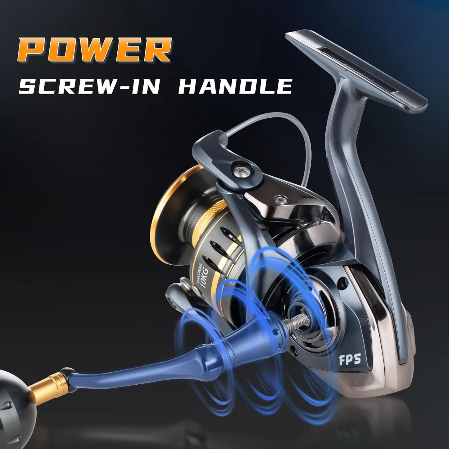 Saltwater Spinning Reel,13 1BB Ultra Smooth Saltwater Fishing Reels,Powerful Carbon Drag,CNC Aluminum Spool & Handle