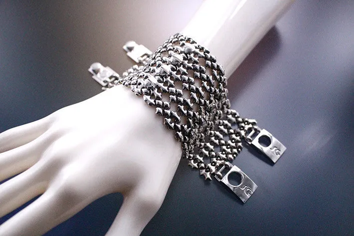 SG Liquid Metal TB43 AS– Antique Silver Finish – Bracelet by Sergio Gutierrez