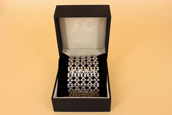 SG Liquid Metal TB43 AS– Antique Silver Finish – Bracelet by Sergio Gutierrez