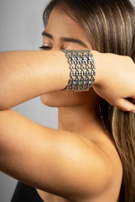 SG Liquid Metal TB43 AS– Antique Silver Finish – Bracelet by Sergio Gutierrez