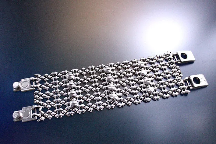 SG Liquid Metal TB43 AS– Antique Silver Finish – Bracelet by Sergio Gutierrez