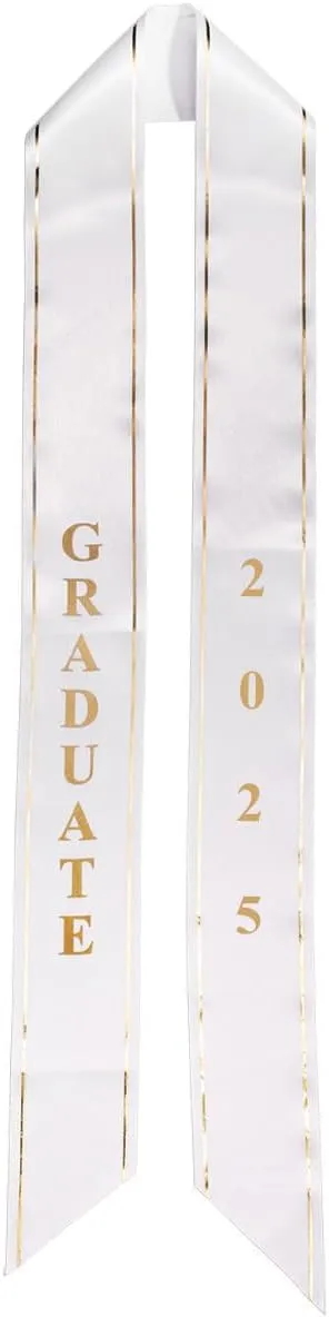 Shiny Deluxe Graduation Sets, Graduation Cap, Gown, Tassel, Sash, Ring, Diploma