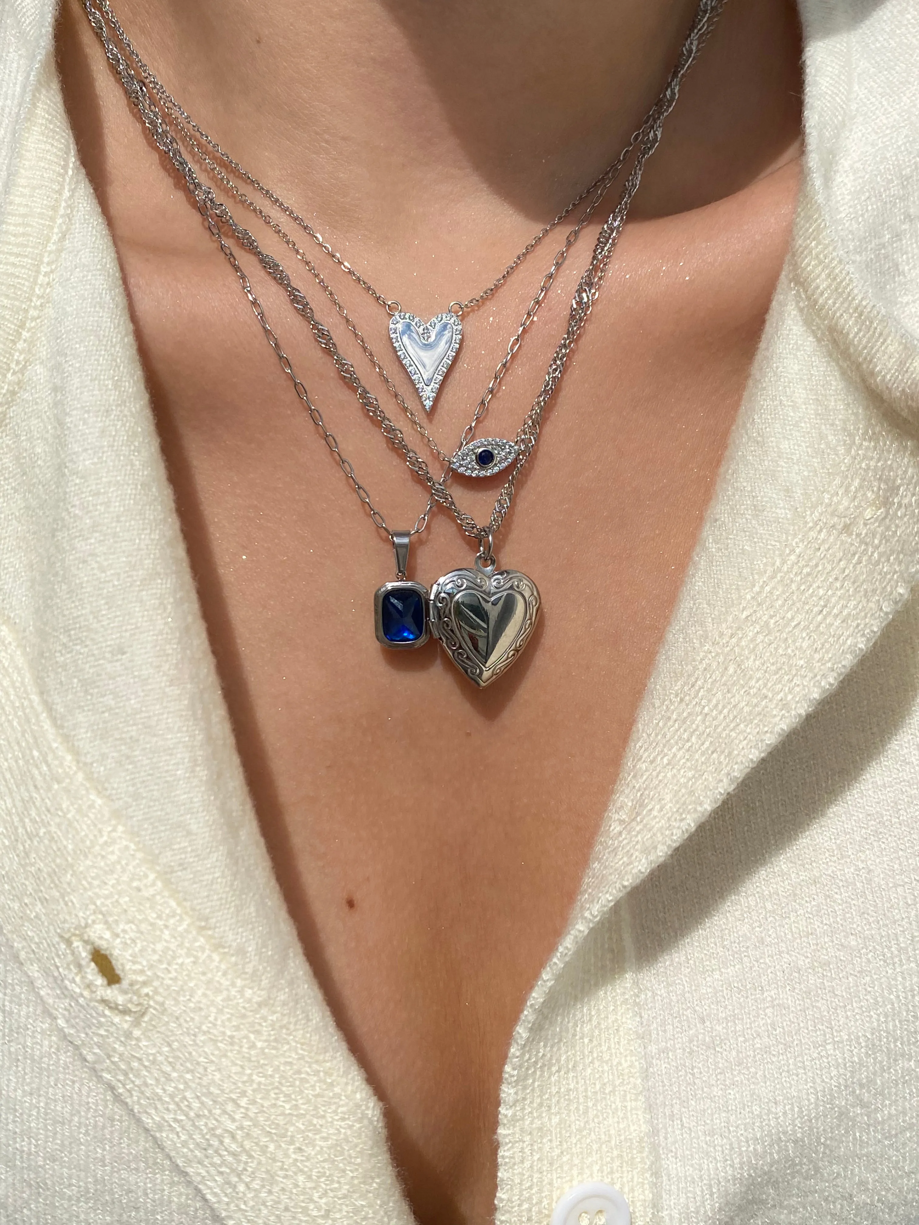 Silver Amarissa Necklace