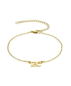 Sleek Name Bracelet 18ct Gold Vermeil