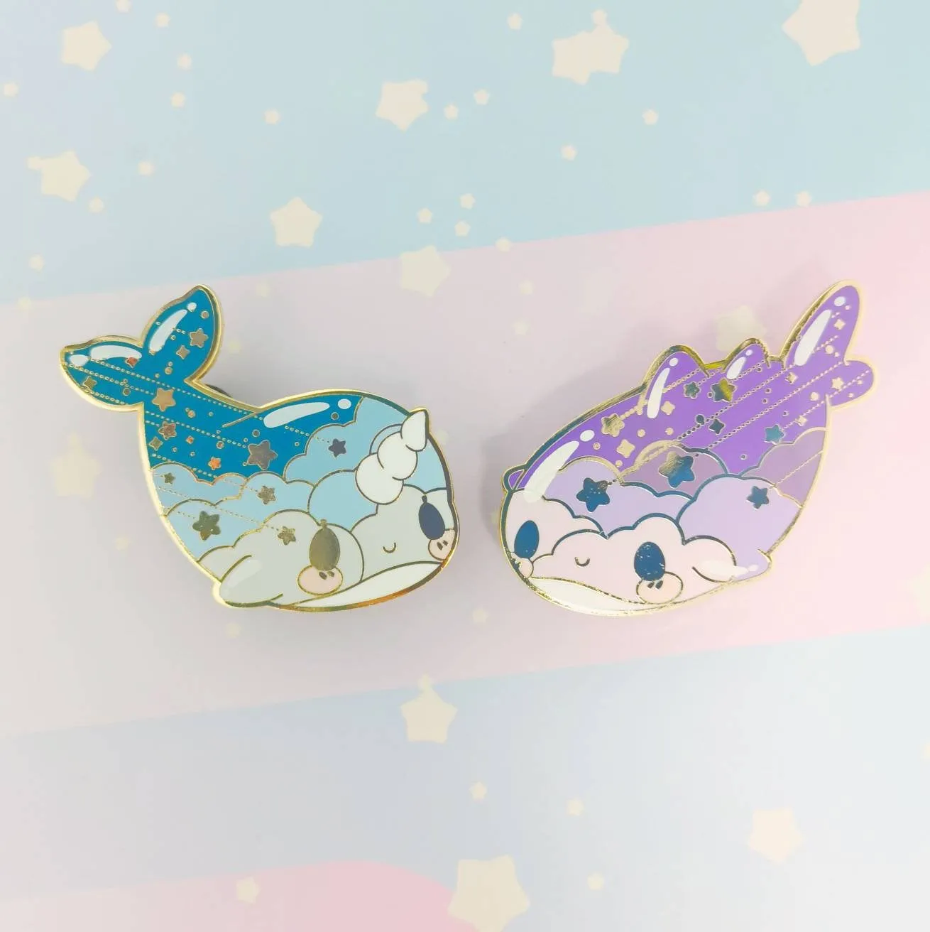 Starry Whaleshark -- Enamel Pin