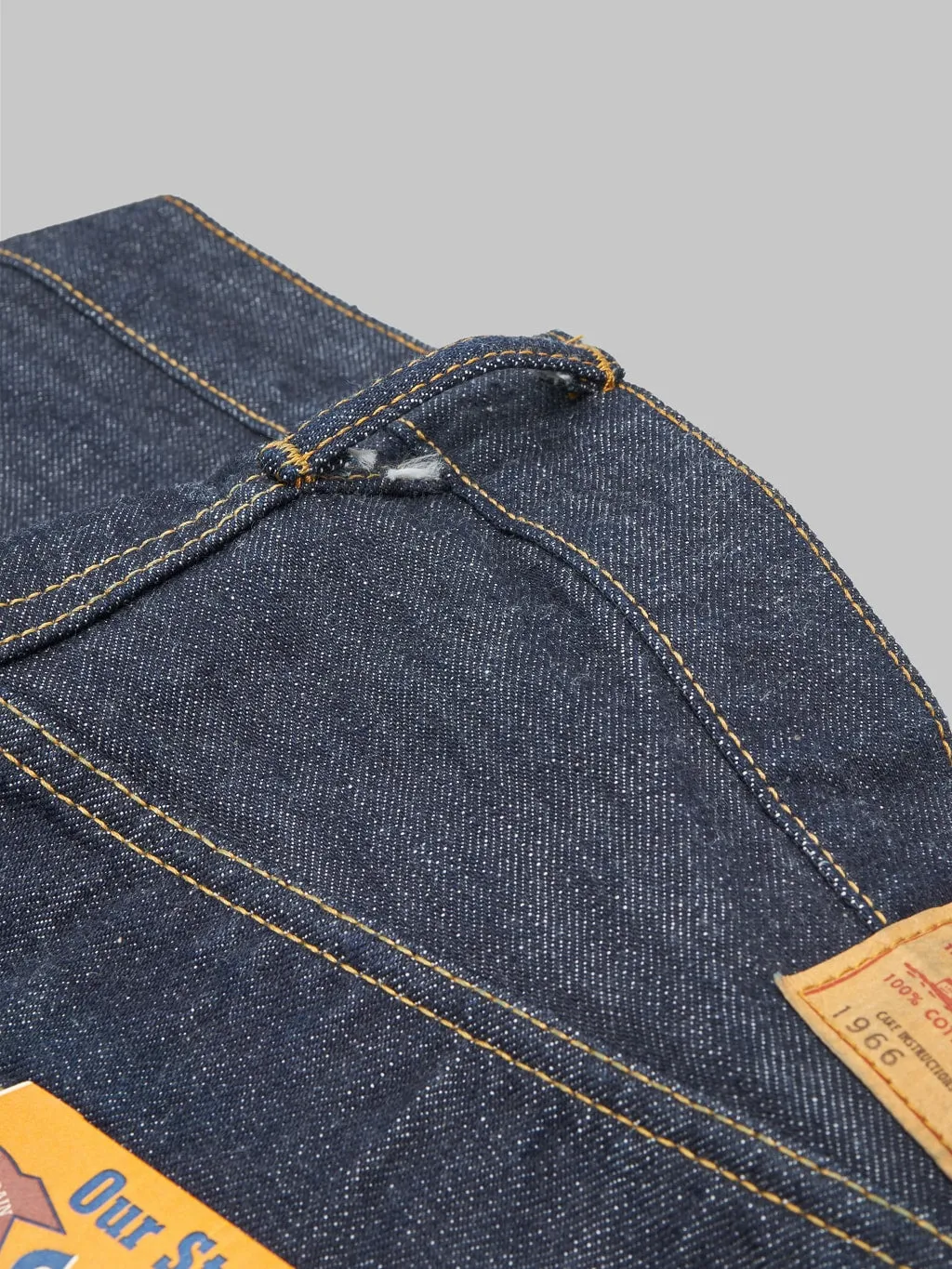 Sugar Cane "1966 Model" 14oz Regular Straight Jeans