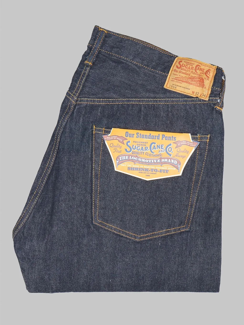 Sugar Cane "1966 Model" 14oz Regular Straight Jeans