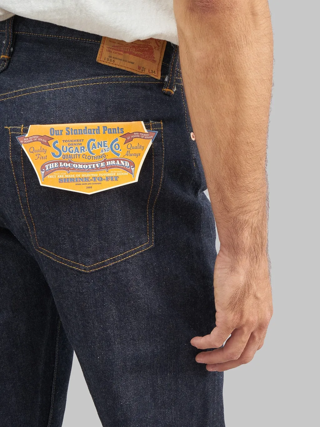Sugar Cane "1966 Model" 14oz Regular Straight Jeans