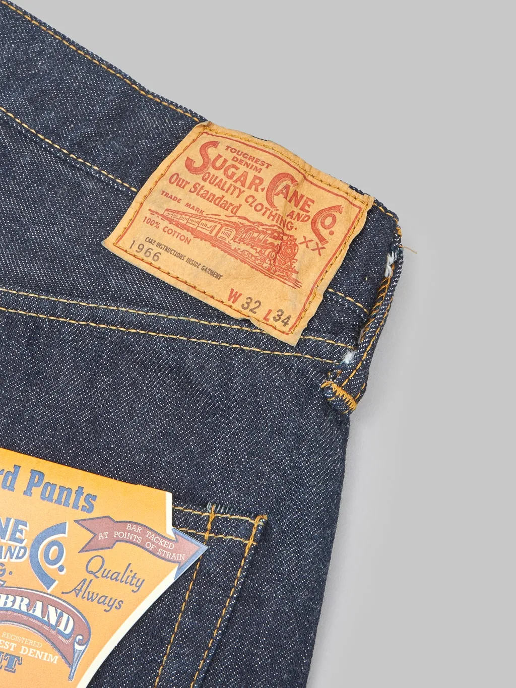 Sugar Cane "1966 Model" 14oz Regular Straight Jeans