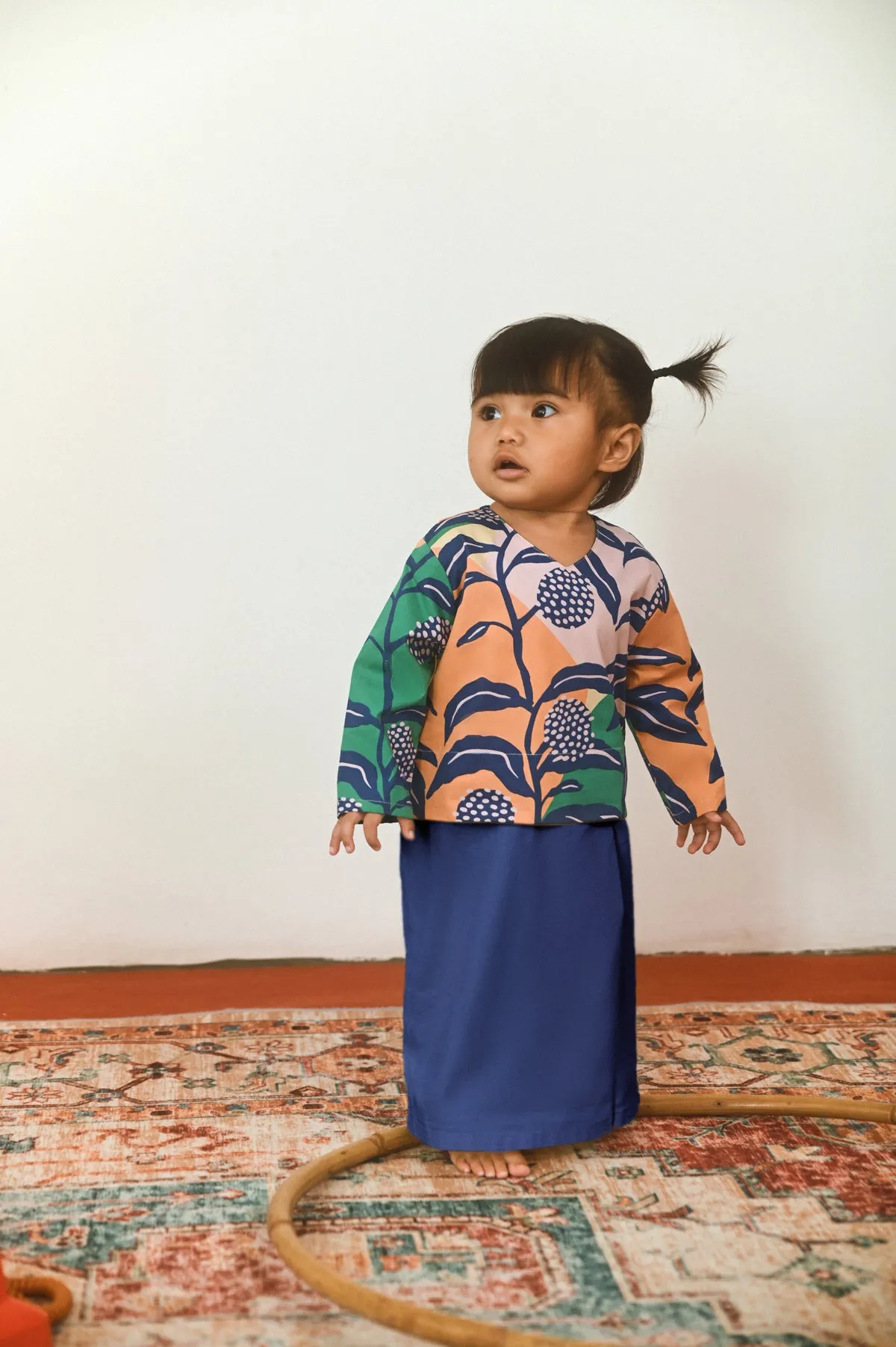 The Dulu Kita Babies Kurung - Steel Blue