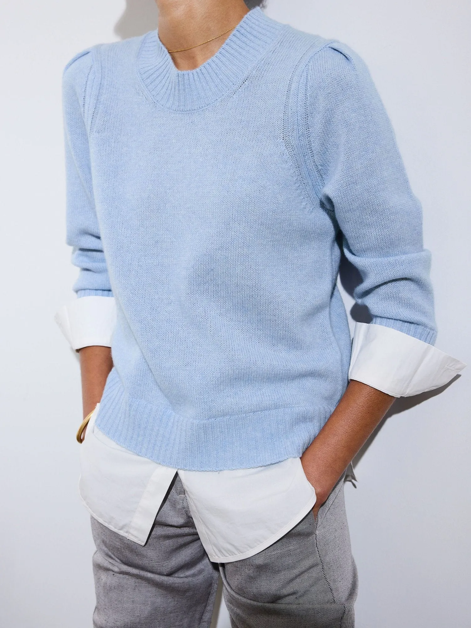The Eton Layered Crew Looker