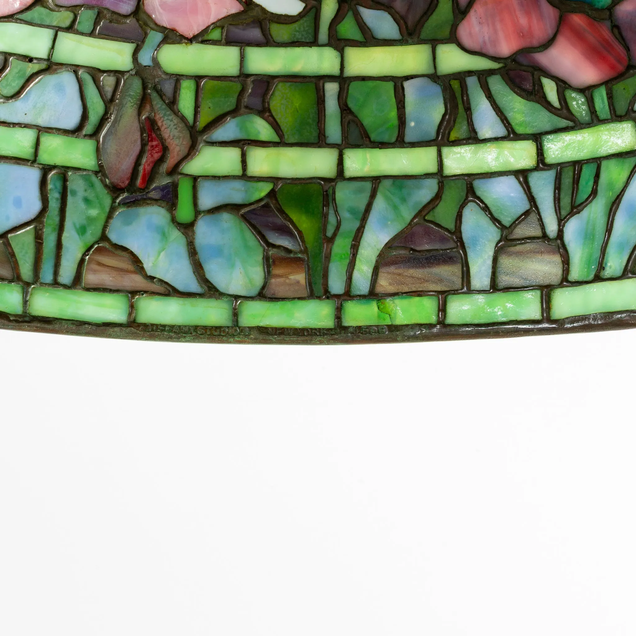 Tiffany Studios New York Pair of "Oriental Poppy" Table Lamps