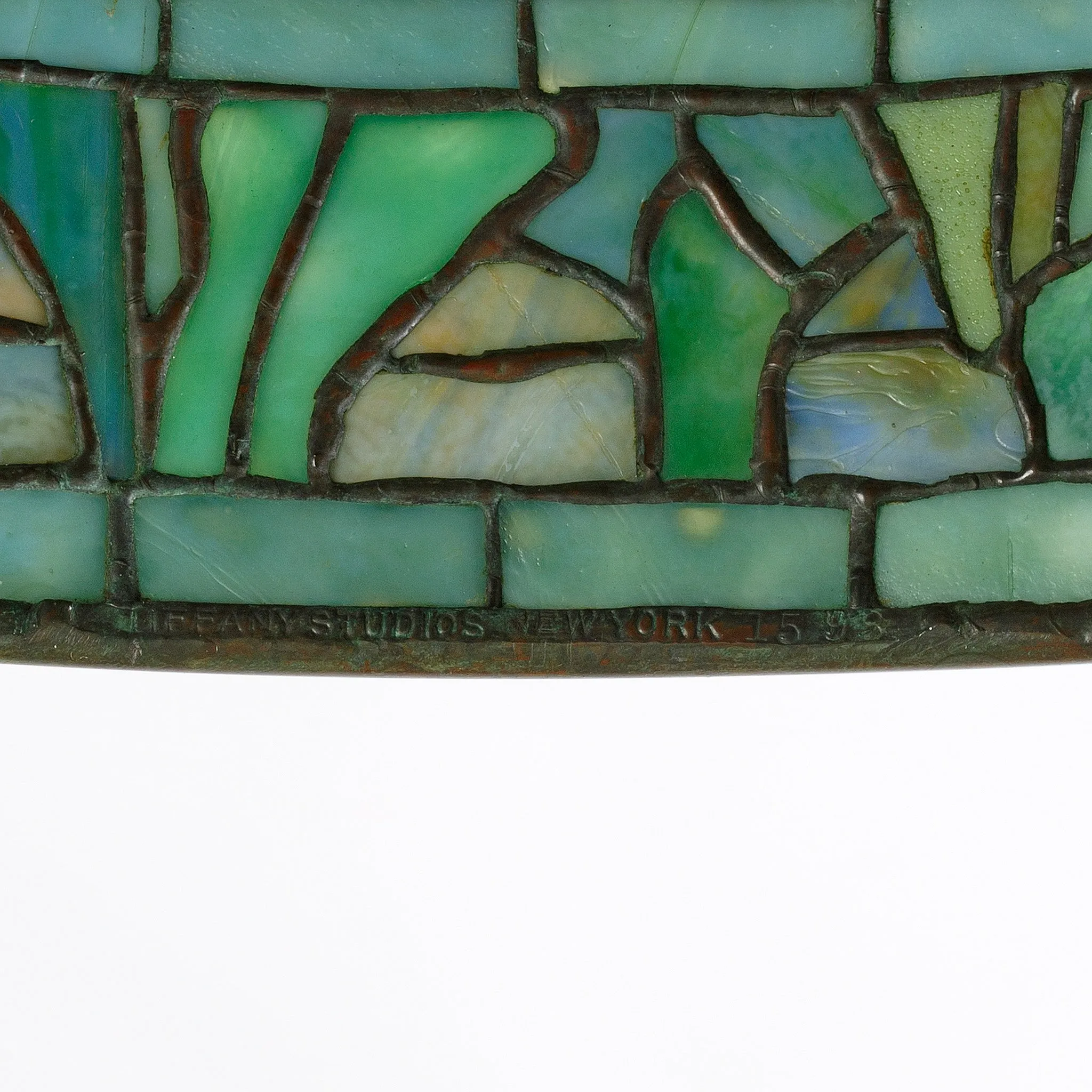 Tiffany Studios New York Pair of "Oriental Poppy" Table Lamps