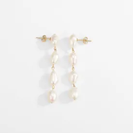 Trena Pearl Droplet Earrings