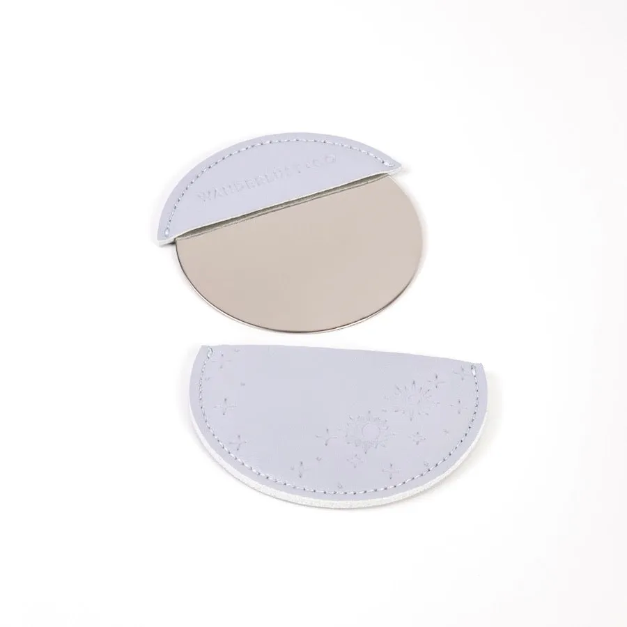 Wanderlust   Co Celestial Ash Blue Mini Mirror