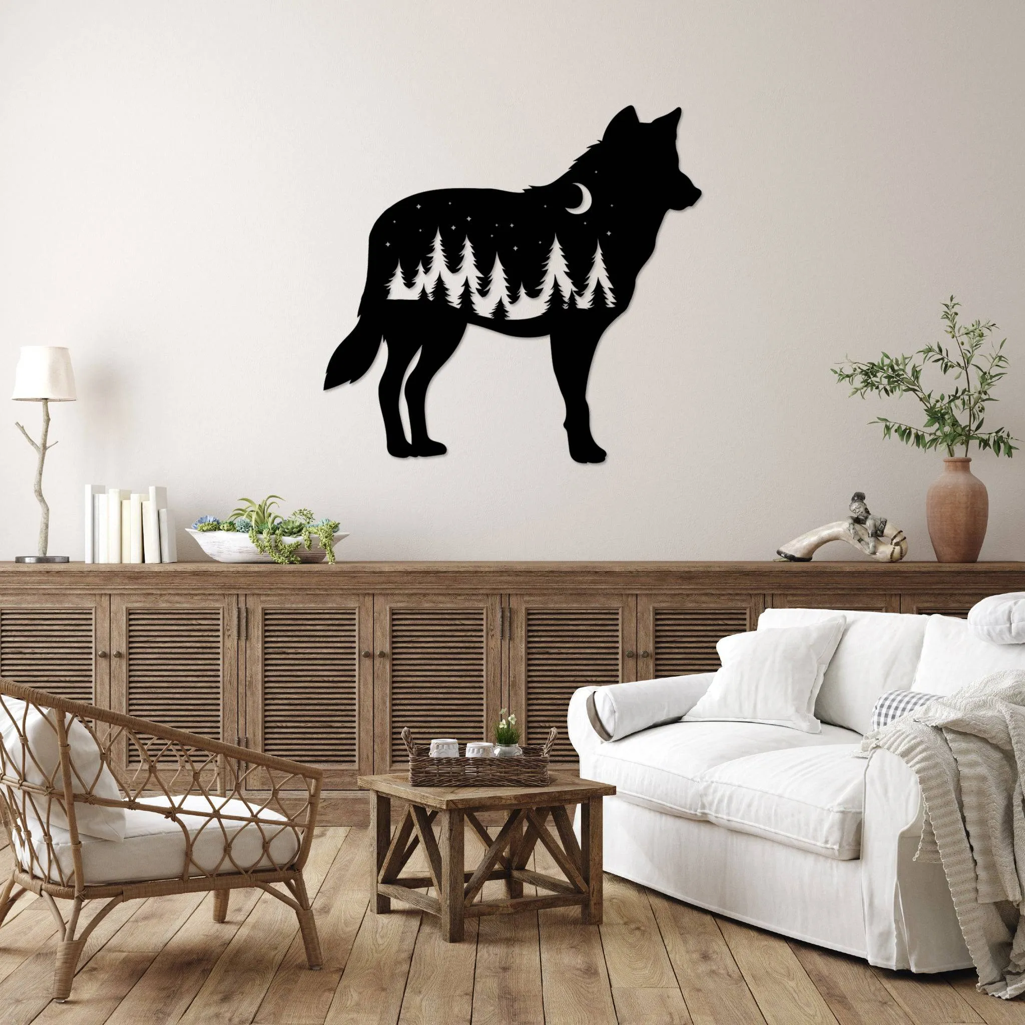 Wolf - Metal Wall Art